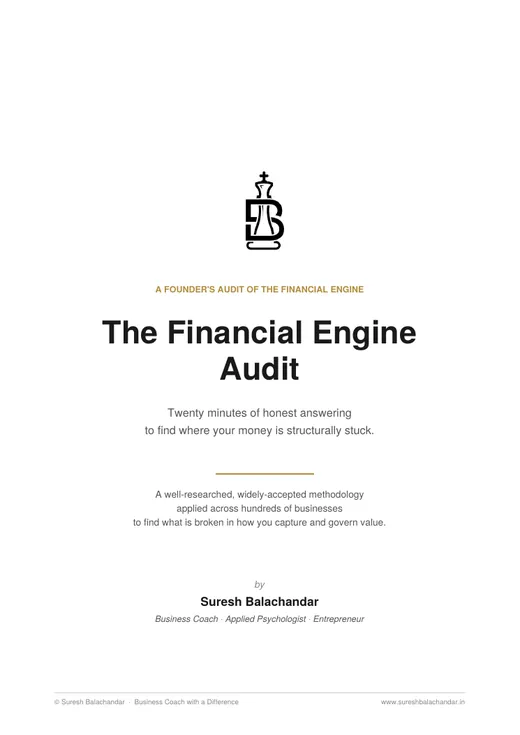 The first page of The Financial Engine Audit