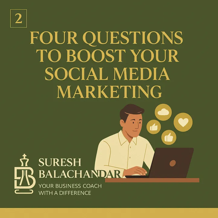 Cover of Four Questions to Boost Your Social Media Marketing