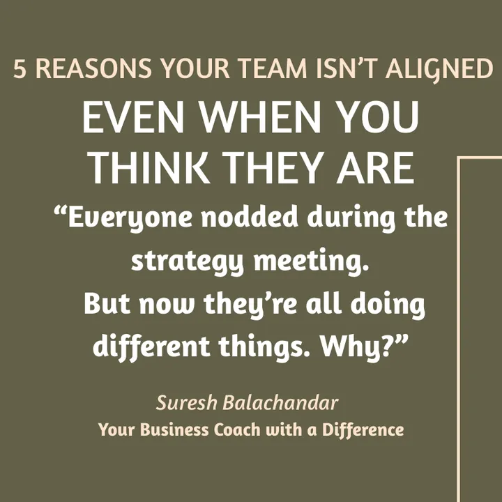 Cover of 5 Reasons Your Team Is Not Aligned